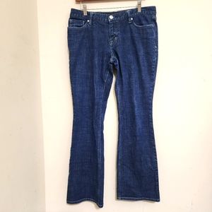 Mossimo Premium Denim Stretch‎ Bootcut Jeans, size 10, Dark Wash